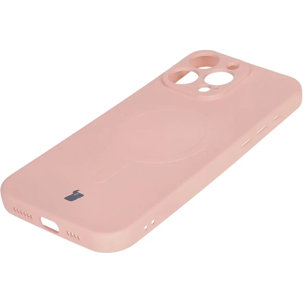 Hurtownia GSM - Bizon Case Silicone Magnetic Apple iPhone 16 Pro roz deschis - BIZ6238 - {ean13} - Hurt
