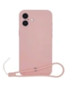 Bizon Case Silicone Magnetic Apple iPhone 16 roz deschis