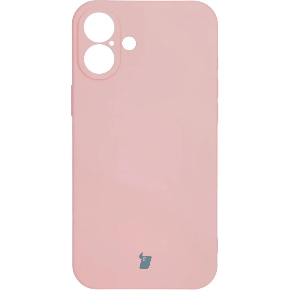 Hurtownia GSM - Bizon Case Silicone Magnetic Apple iPhone 16 roz deschis - BIZ6239 - {ean13} - Hurt