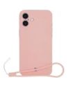 Bizon Case Silicone Magnetic Apple iPhone 16 Plus világos rózsaszín