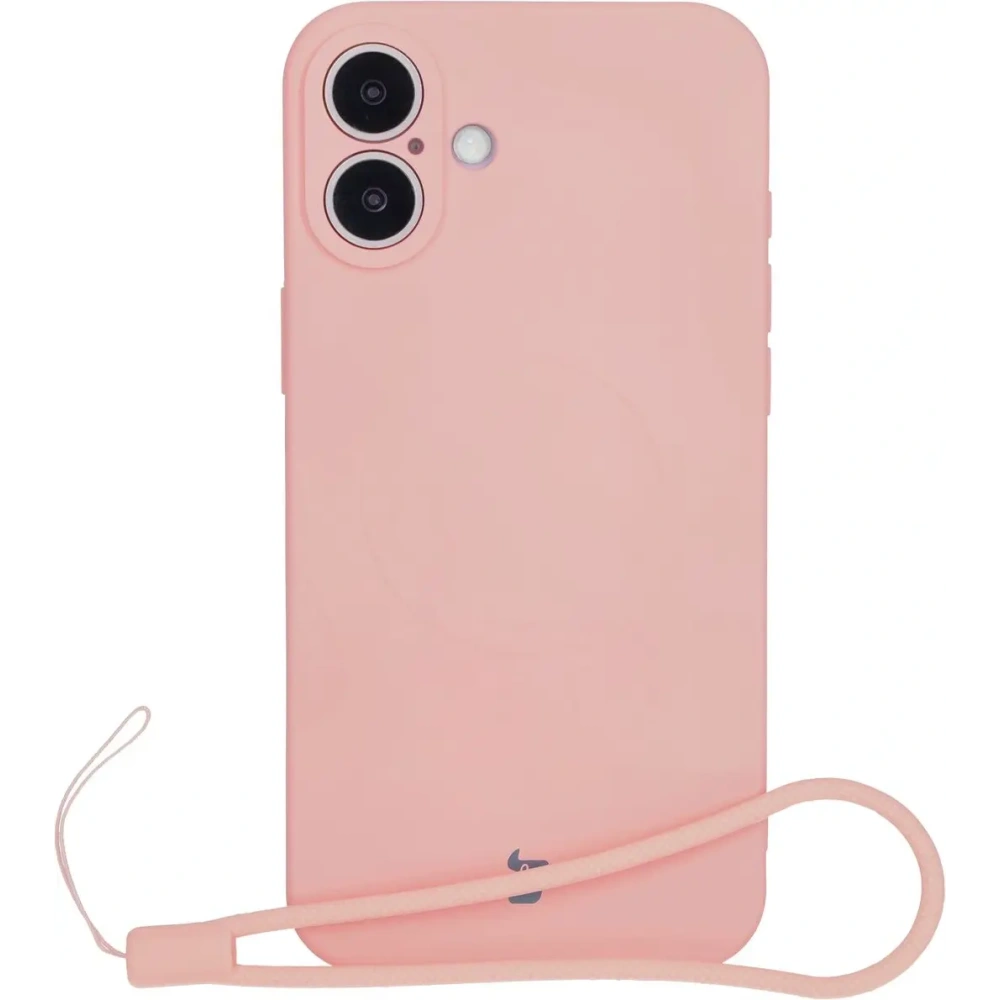 Hurtownia GSM - Bizon Case Silicone Magnetic Apple iPhone 16 Plus világos rózsaszín - BIZ6240 - {ean13} - Hurt