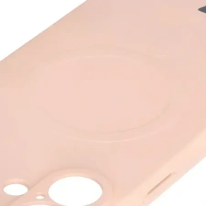 Hurtownia GSM - Silikonový obal s magnetickým kroužkem Bizon Case Silicone Magnetic pro Apple iPhone 16 Plus světle růžový - BIZ6240 - {ean13} - Hurt
