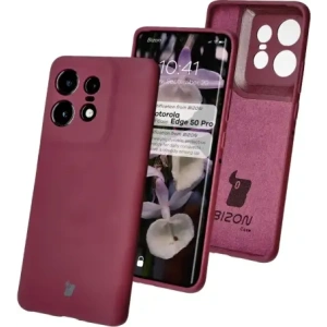Hurtownia GSM - Buzunar moale Bizon pentru Motorola Edge 50 Pro violet închis - BIZ6241 - {ean13} - Hurt