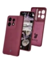 Silikonowe etui Bizon Soft Case do Motorola Edge 50 Pro ciemnofioletowe