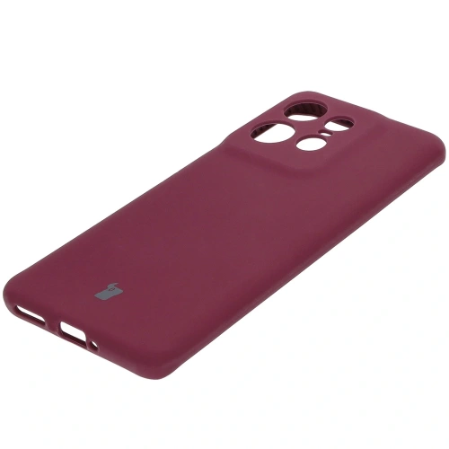 Silikonowe etui Bizon Soft Case do Motorola Edge 50 Pro ciemnofioletowe