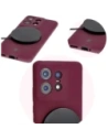 Hurtownia GSM - Silikonowe etui Bizon Soft Case do Motorola Edge 50 Pro ciemnofioletowe - BIZ6241 - {ean13} - Hurt