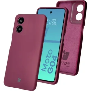 Hurtownia GSM - Bizon Soft Case Motorola Moto G04 dunkel lila - BIZ6242 - {ean13} - Hurt