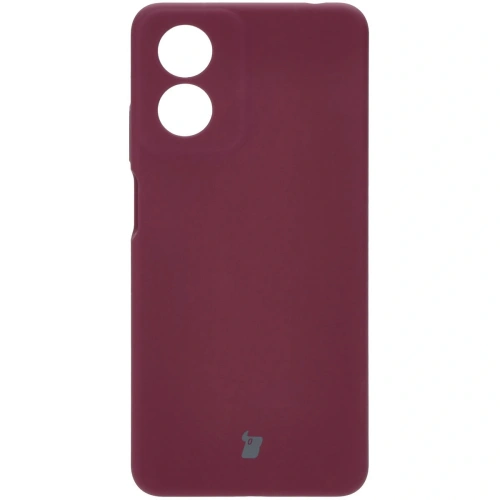 Silikonowe etui Bizon Soft Case do Motorola Moto G04 ciemnofioletowe