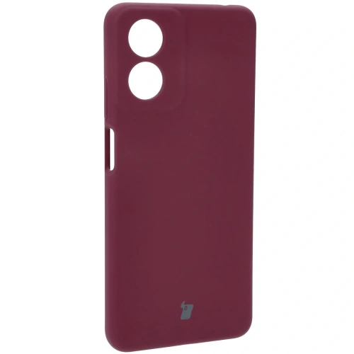 Silikonowe etui Bizon Soft Case do Motorola Moto G04 ciemnofioletowe