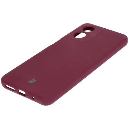 Silikonowe etui Bizon Soft Case do Motorola Moto G04 ciemnofioletowe