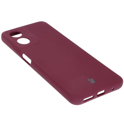Silikonowe etui Bizon Soft Case do Motorola Moto G04 ciemnofioletowe