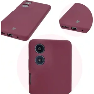 Hurtownia GSM - Caz moale Bizon pentru Motorola Moto G04 violet închis - BIZ6242 - {ean13} - Hurt
