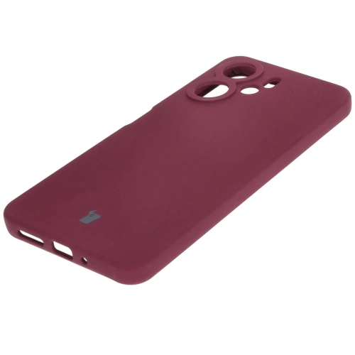 Silikonowe etui Bizon Soft Case do Xiaomi Redmi 13C 4G / Xiaomi Redmi 13C 5G / Xiaomi Poco C65 ciemnofioletowe