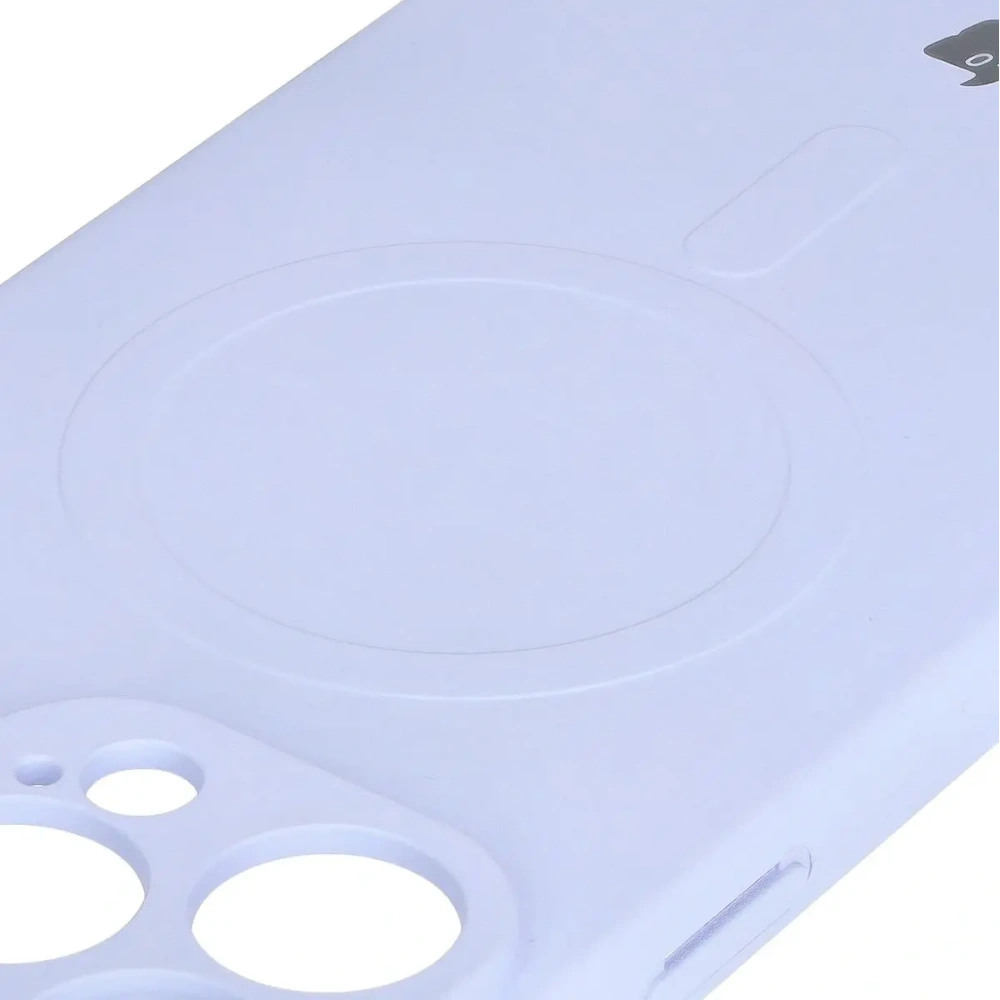 Hurtownia GSM - Silikonowe etui z pierścieniem magnetycznym Bizon Case Silicone Magnetic do Apple iPhone 16 Pro Max jasnofioletowe - BIZ6244 - {ean13} - Hurt