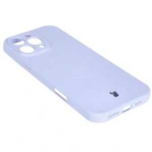 Hurtownia GSM - Silikonové pouzdro s magnetickým kroužkem Bizon Case Silicone Magnetic pro Apple iPhone 16 Pro světle fialové - BIZ6245 - {ean13} - Hurt
