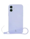 Bizon Case Silicone Magnetic Apple iPhone 16 világos lila