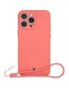 Bizon Case Silicone Magnetic Apple iPhone 16 Pro Max roz murdar