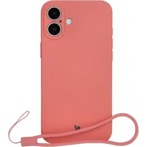 Hurtownia GSM - Silikonové pouzdro s magnetickým kroužkem Bizon Case Silicone Magnetic pro Apple iPhone 16 Plus v barvě špinavě růžové - BIZ6251 - {ean13} - Hurt