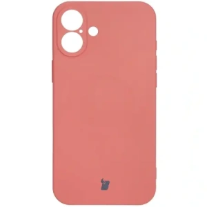 Hurtownia GSM - Silikonové pouzdro s magnetickým kroužkem Bizon Case Silicone Magnetic pro Apple iPhone 16 Plus v barvě špinavě růžové - BIZ6251 - {ean13} - Hurt