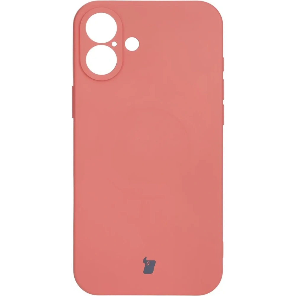 Hurtownia GSM - Silikonové pouzdro s magnetickým kroužkem Bizon Case Silicone Magnetic pro Apple iPhone 16 Plus v barvě špinavě růžové - BIZ6251 - {ean13} - Hurt