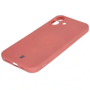 Hurtownia GSM - Silikonové pouzdro s magnetickým kroužkem Bizon Case Silicone Magnetic pro Apple iPhone 16 Plus v barvě špinavě růžové - BIZ6251 - {ean13} - Hurt