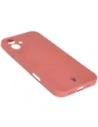 Hurtownia GSM - Silikonové pouzdro s magnetickým kroužkem Bizon Case Silicone Magnetic pro Apple iPhone 16 Plus v barvě špinavě růžové - BIZ6251 - {ean13} - Hurt