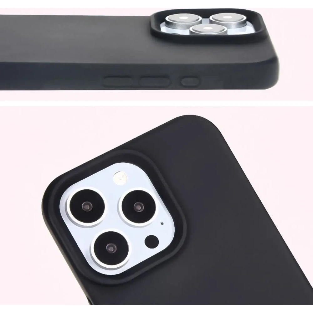 Hurtownia GSM - Bizon Soft Case Apple iPhone 16 Pro Max negru - BIZ6252 - {ean13} - Hurt