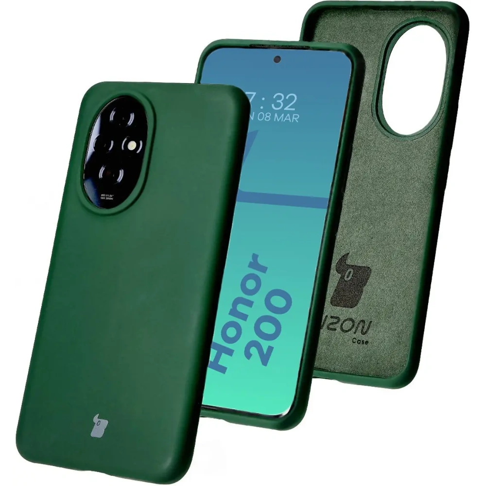 Hurtownia GSM - Silikonové pouzdro Bizon Soft Case pro Honor 200 tmavě zelené - BIZ6255 - {ean13} - Hurt