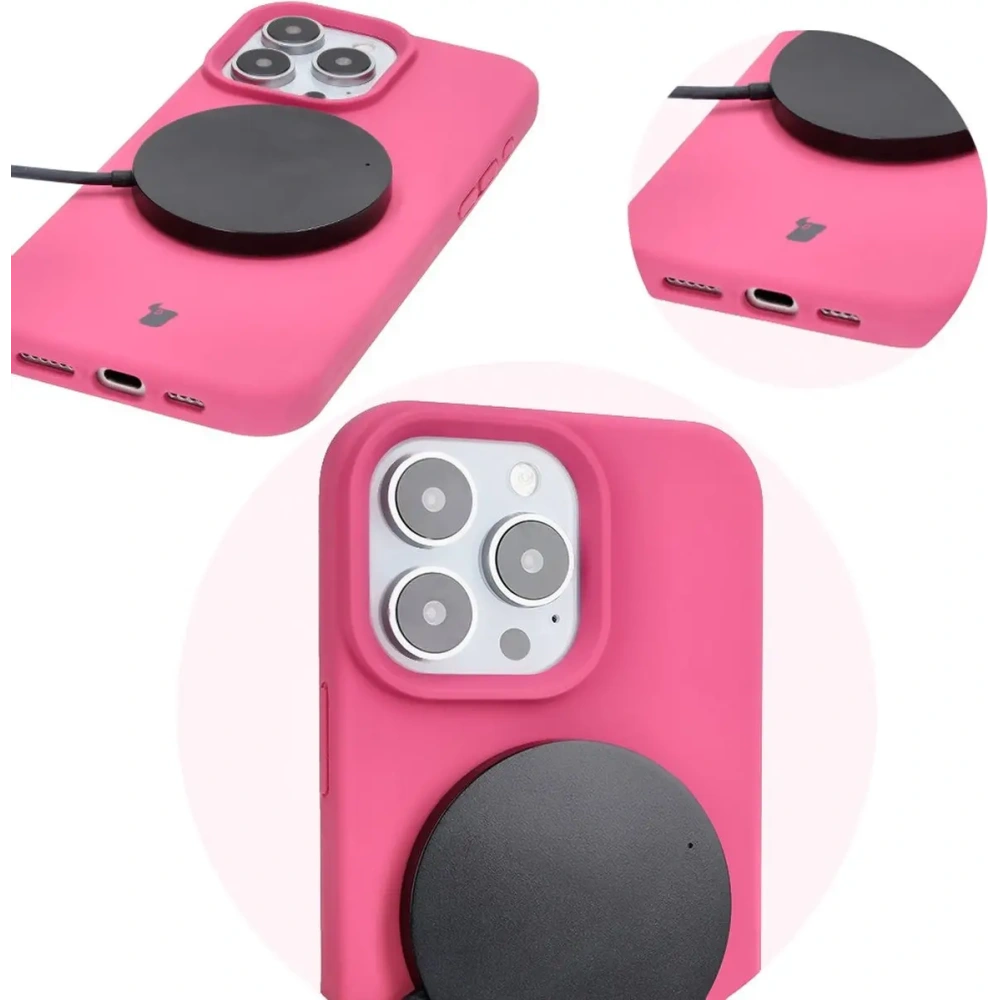 Hurtownia GSM - Bizon Soft Case Apple iPhone 16 Pro Max fuchsia - BIZ6256 - {ean13} - Hurt