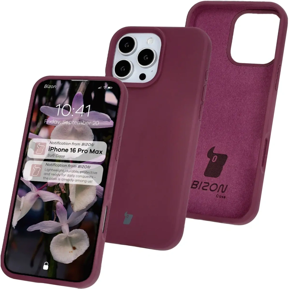 Hurtownia GSM - Bizon Soft Case Apple iPhone 16 Pro Max violet închis - BIZ6257 - {ean13} - Hurt