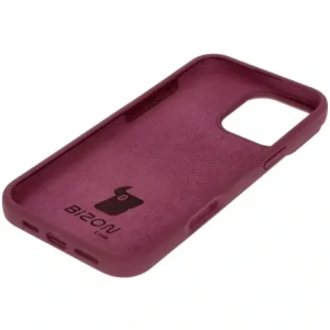Silikonowe etui Bizon Soft Case do Apple iPhone 16 Pro Max ciemnofioletowe