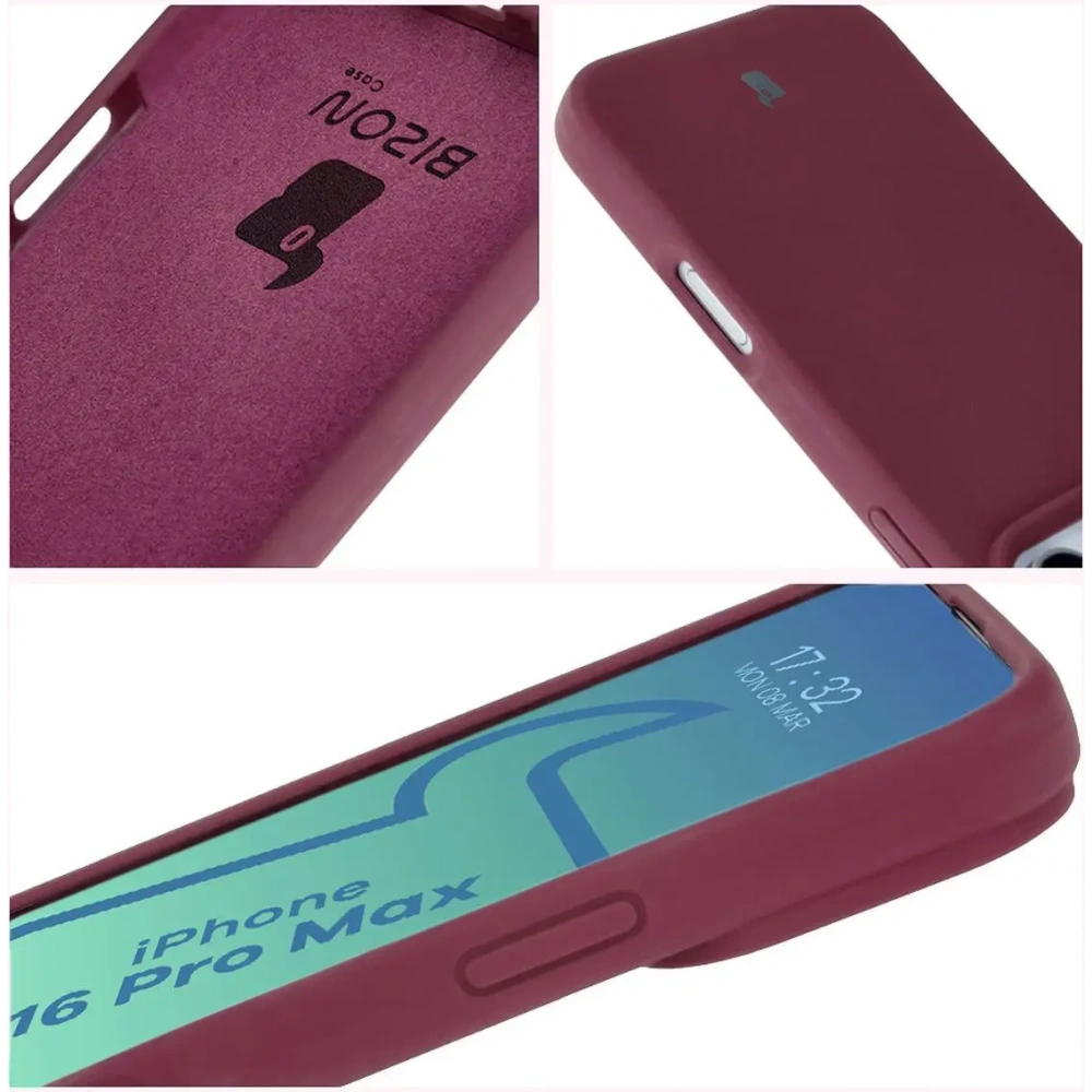 Hurtownia GSM - Bizon Soft Case Apple iPhone 16 Pro Max violet închis - BIZ6257 - {ean13} - Hurt