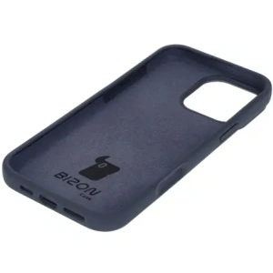 Silikonowe etui Bizon Soft Case do Apple iPhone 16 Pro Max ciemnoniebieskie
