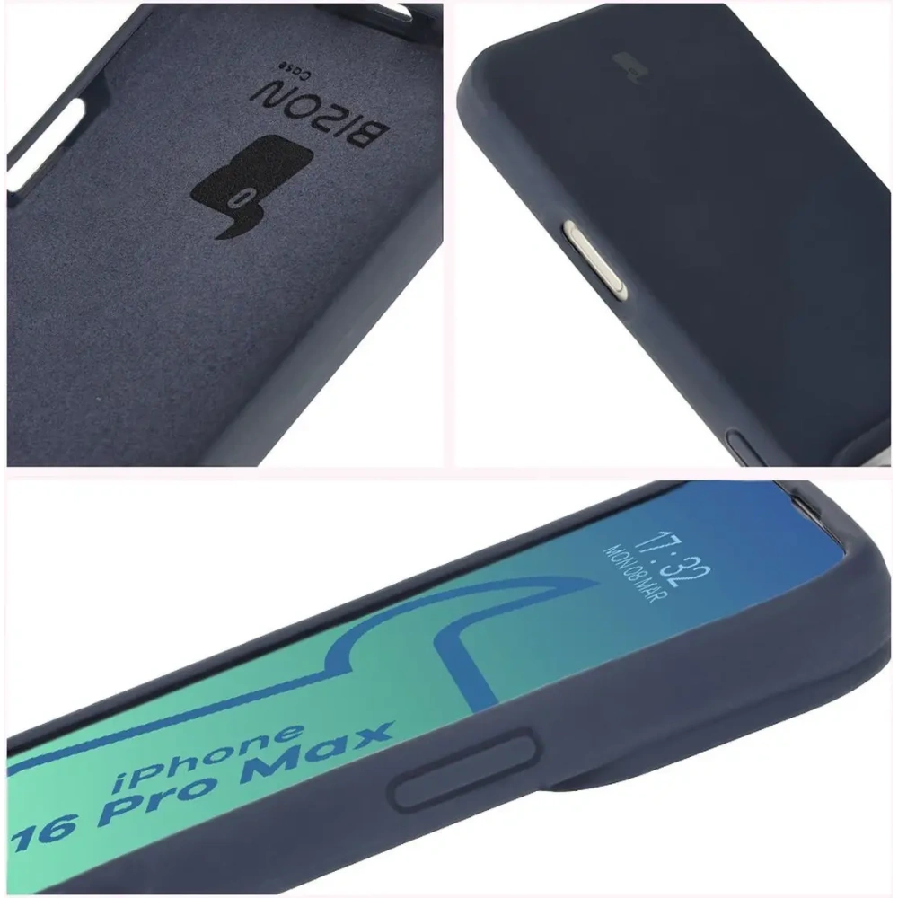 Hurtownia GSM - Bizon Soft Case Apple iPhone 16 Pro Max sötétkék - BIZ6261 - {ean13} - Hurt