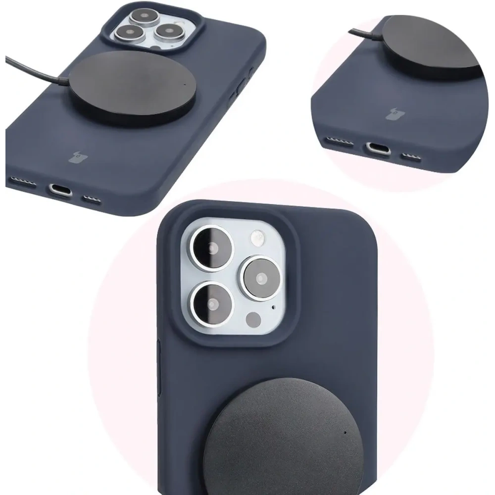 Hurtownia GSM - Bizon Soft Case Apple iPhone 16 Pro Max sötétkék - BIZ6261 - {ean13} - Hurt