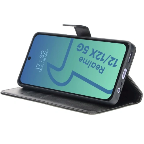 Etui z klapką Bizon Case Pocket do Realme 12 / 12x czarne