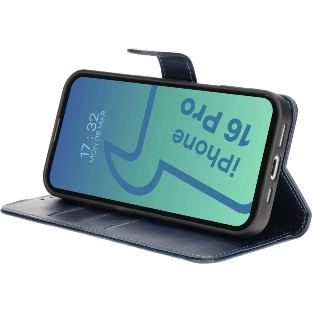 Hurtownia GSM - Bizon tok zseb Apple iPhone 16 Pro sötétkék - BIZ6266 - {ean13} - Hurt