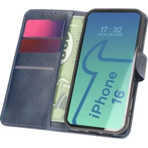Wholesale Bizon Case Pocket Apple iPhone 16 navy blue - BIZ6267 - {ean13} - Hurt