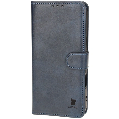 Etui z klapką Bizon Case Pocket do Apple iPhone 16 Plus granatowe