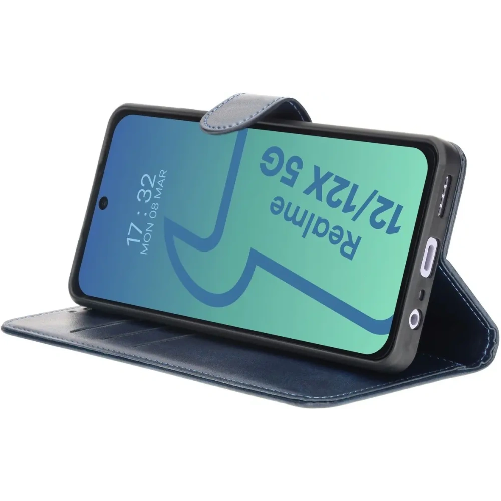 Hurtownia GSM - Bizon tok zsebbe Realme 12 / 12x sötétkék - BIZ6269 - {ean13} - Hurt