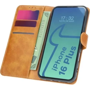 Hurtownia GSM - Etui z klapką Bizon Case Pocket do Apple iPhone 16 Plus hnědé - BIZ6272 - {ean13} - Hurt