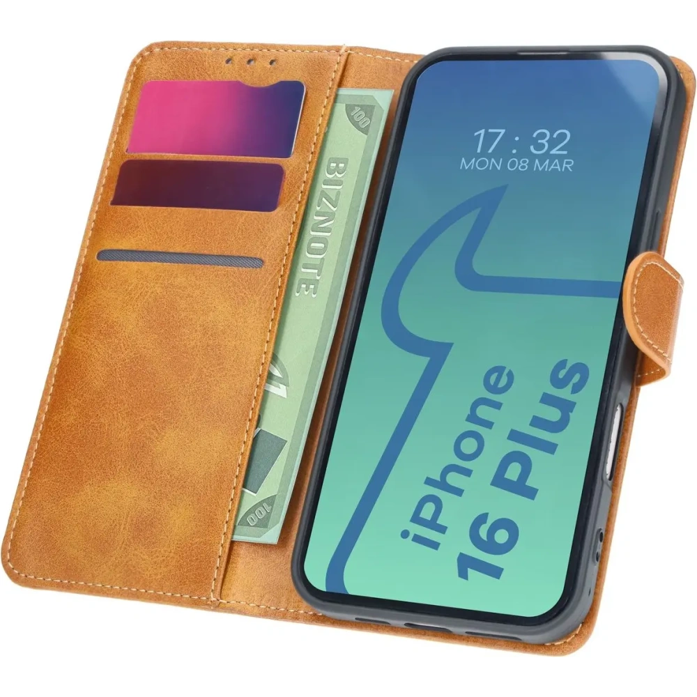 Hurtownia GSM - Bizon Case Pocket Apple iPhone 16 Plus braun - BIZ6272 - {ean13} - Hurt