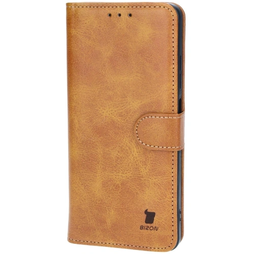 Etui z klapką Bizon Case Pocket do Realme 12 / 12x brązowe