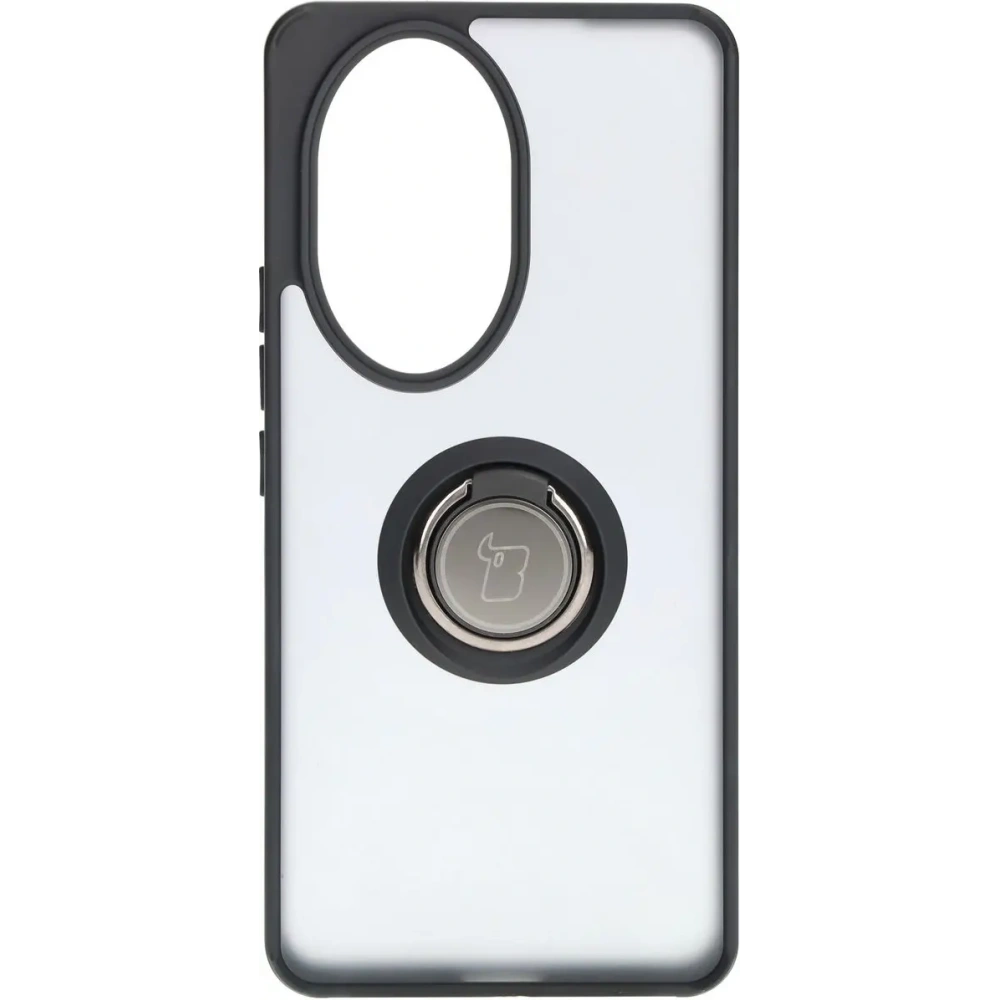 Hurtownia GSM - Etui s držákem na prst Bizon Case Hybrid Ring pro Honor 200 Pro kouřové s černým rámečkem - BIZ6274 - {ean13} - Hurt