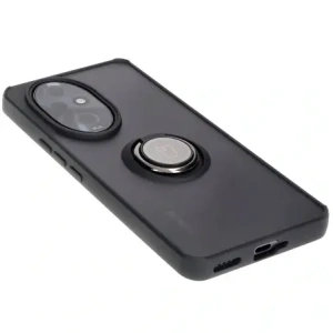 Hurtownia GSM - Etui s držákem na prst Bizon Case Hybrid Ring pro Honor 200 Pro kouřové s černým rámečkem - BIZ6274 - {ean13} - Hurt