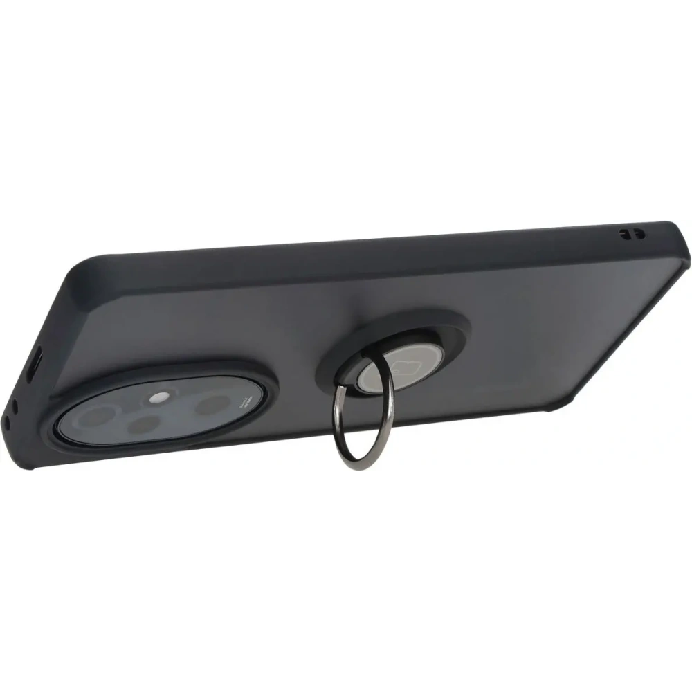 Hurtownia GSM - Etui s držákem na prst Bizon Case Hybrid Ring pro Honor 200 Pro kouřové s černým rámečkem - BIZ6274 - {ean13} - Hurt