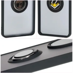 Hurtownia GSM - Etui s držákem na prst Bizon Case Hybrid Ring pro Honor 200 Pro kouřové s černým rámečkem - BIZ6274 - {ean13} - Hurt