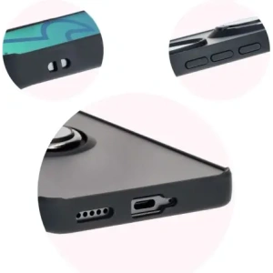 Hurtownia GSM - Etui s držákem na prst Bizon Case Hybrid Ring pro Honor 200 Pro kouřové s černým rámečkem - BIZ6274 - {ean13} - Hurt