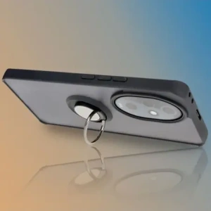 Hurtownia GSM - Etui s držákem na prst Bizon Case Hybrid Ring pro Honor 200 Pro kouřové s černým rámečkem - BIZ6274 - {ean13} - Hurt