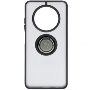 Hurtownia GSM - Etui s úchytem na prst Bizon Case Hybrid Ring pro Realme 12 / 12x kouřové s černým rámečkem - BIZ6275 - {ean13} - Hurt